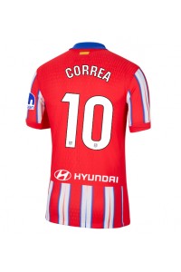 Atletico Madrid Angel Correa #10 Fotballdrakt Hjemme Klær 2024-25 Korte ermer